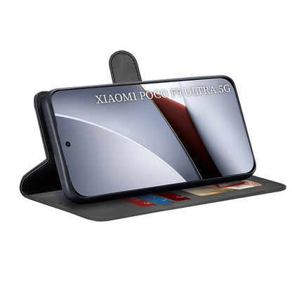 Case for Xiaomi Poco F9 Ultra, Techsuit, Diary Book, Black