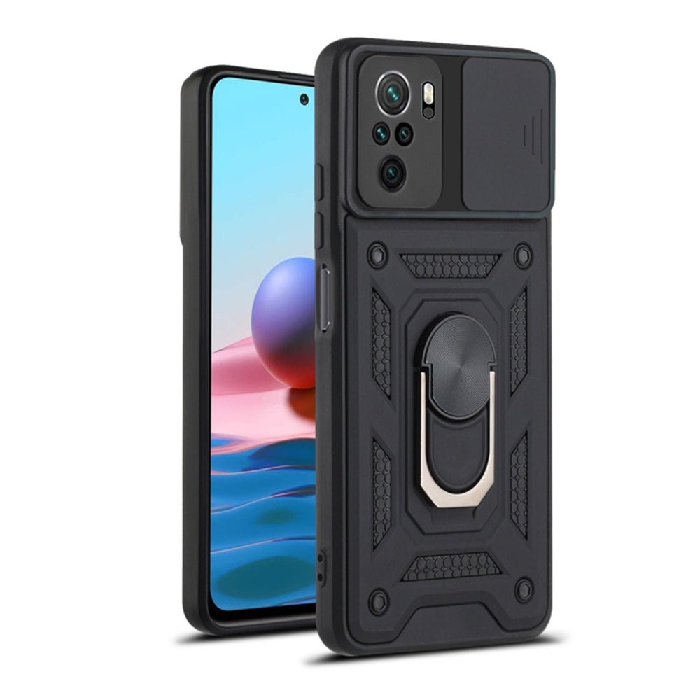 Θήκη για Xiaomi Poco M5s / Redmi Note 10S / Note 10, Techsuit, CamShield, Μαύρο