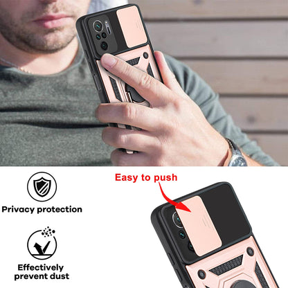 Θήκη για Xiaomi Poco M5s / Redmi Note 10S / Note 10, Techsuit, CamShield, Μαύρο