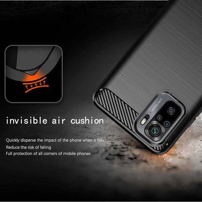 Θήκη για Xiaomi Poco M5s / Redmi Note 10S / Note 10, Techsuit, Carbon, Μαύρο