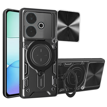 Θήκη για Xiaomi Poco M6 4G / Redmi 13, Techsuit, CamGuard Pro, Μαύρο