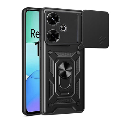 Θήκη για Xiaomi Poco M6 4G / Redmi 13, Techsuit, CamShield, Μαύρο