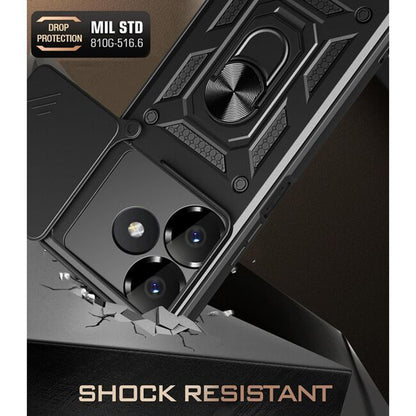 Θήκη για Xiaomi Poco M6 4G / Redmi 13, Techsuit, CamShield, Μαύρο
