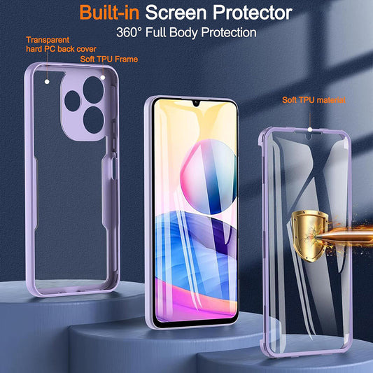 Case for Xiaomi Poco M6 4G / Redmi 13, Techsuit, ColorVerse 360, Blue