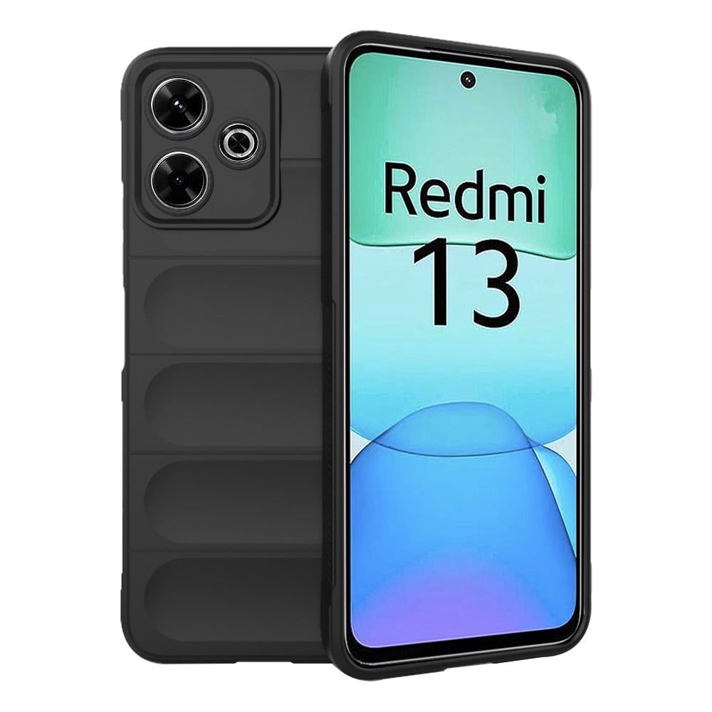 Θήκη για Xiaomi Poco M6 4G / Redmi 13, Techsuit, Magic Shield, Μαύρο