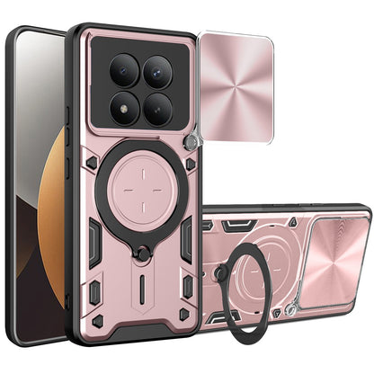 Θήκη για Xiaomi Poco M8 Pro / Redmi Note 15 Pro+ 5G, Techsuit, CamGuard Pro, Ροζ Χρυσή