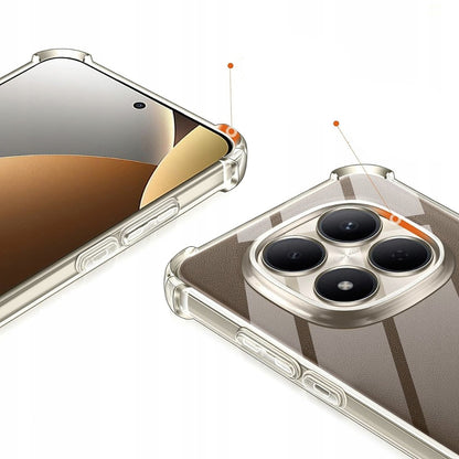 Case for Xiaomi Poco M8 Pro / Redmi Note 15 Pro+ 5G, Techsuit, Shockproof Clear, Transparent