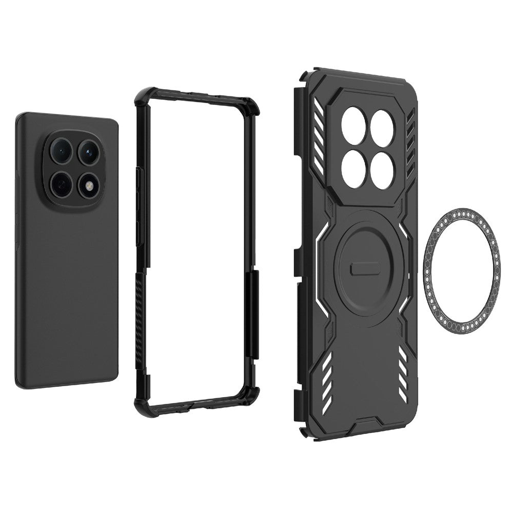 Θήκη MagSafe για Xiaomi Poco M8 / Redmi Note 15 5G, Techsuit, ArmorMag, Μαύρη