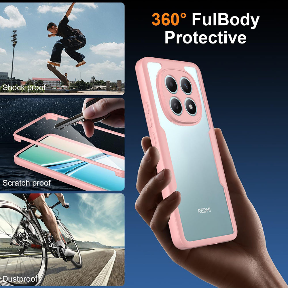 Θήκη για Xiaomi Poco M8 / Redmi Note 15 5G, Techsuit, ColorVerse 360, Ροζ