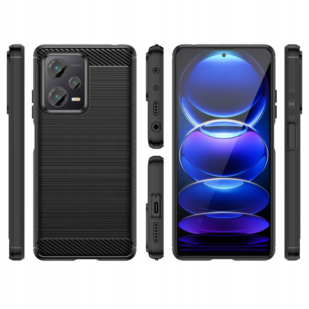 Θήκη για Xiaomi Poco X5 / Note 12 5G, Techsuit, Carbon, Μαύρο