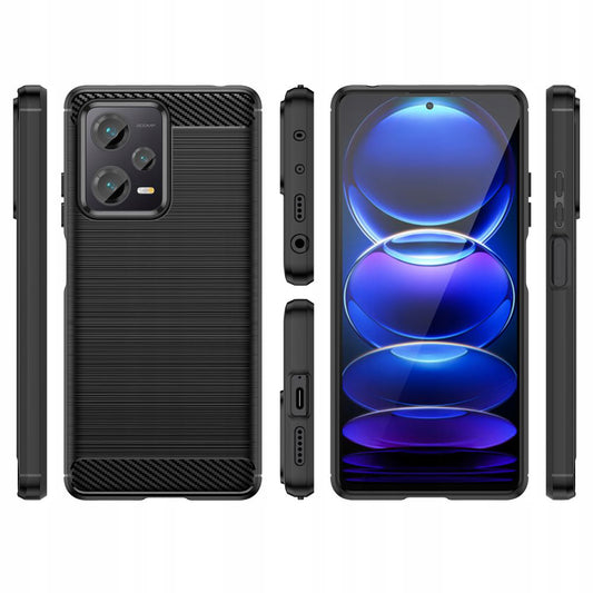 Θήκη για Xiaomi Poco X5 / Note 12 5G, Techsuit, Carbon, Μαύρο
