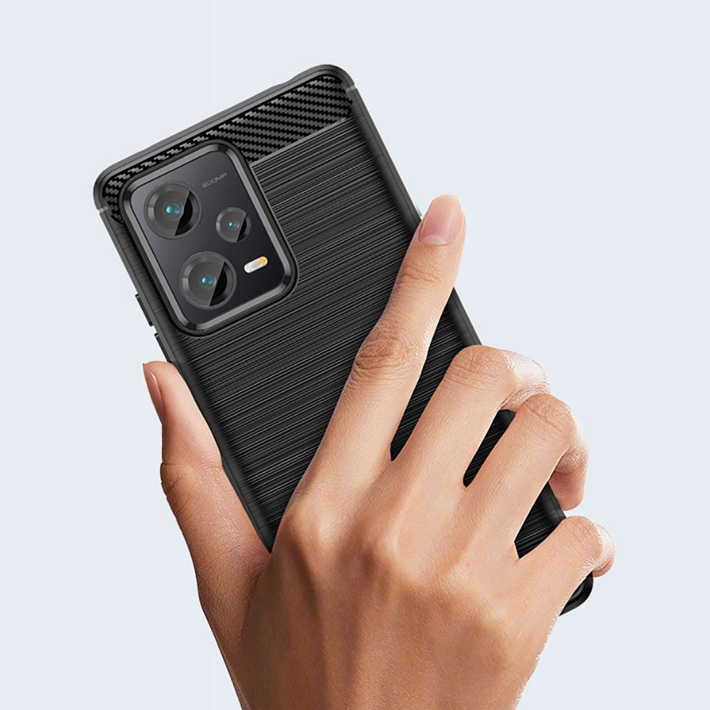 Θήκη για Xiaomi Poco X5 / Note 12 5G, Techsuit, Carbon, Μαύρο