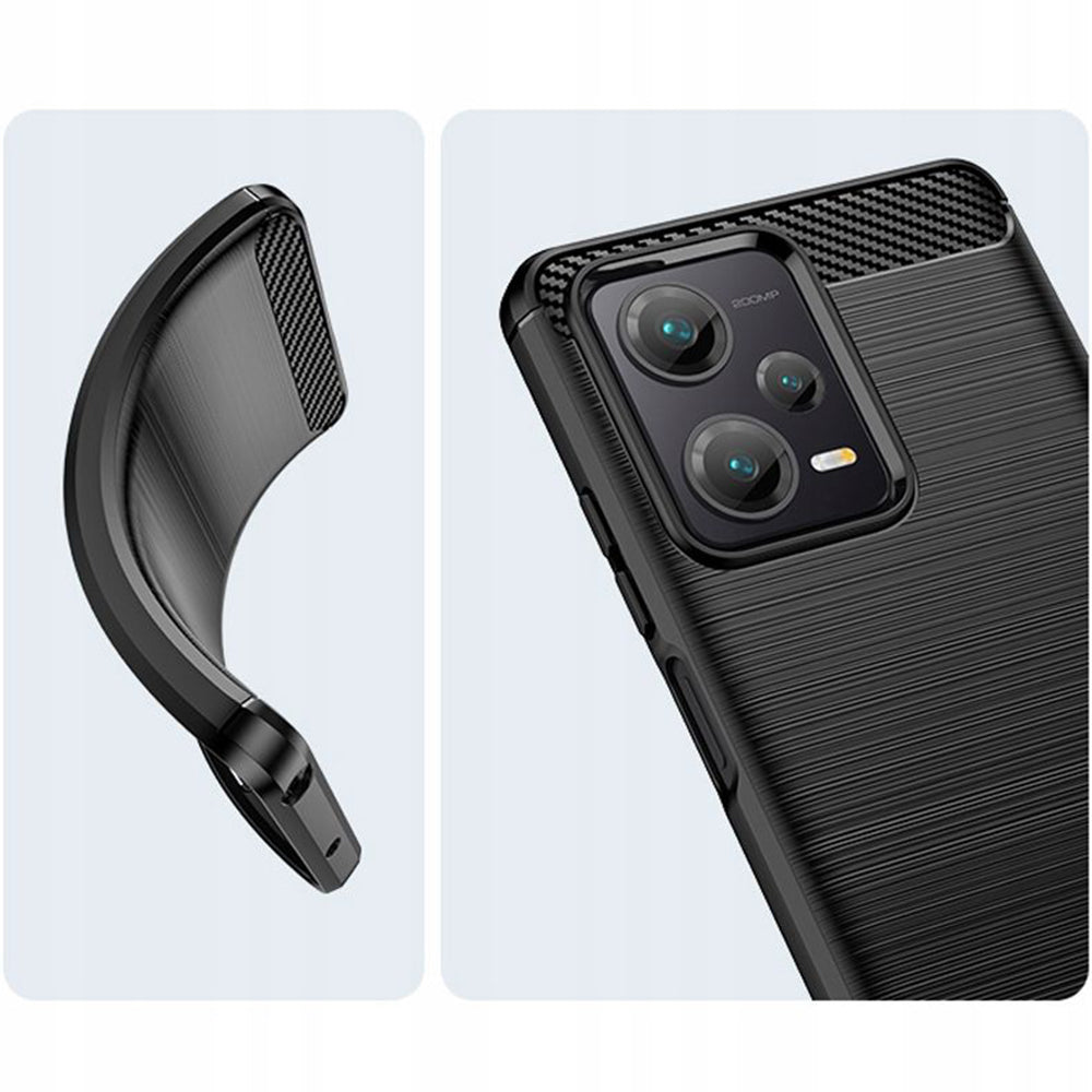 Θήκη για Xiaomi Poco X5 / Note 12 5G, Techsuit, Carbon, Μαύρο