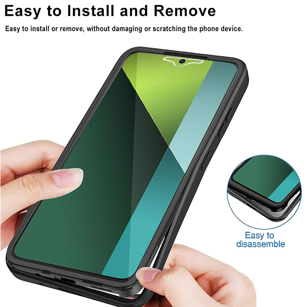 Θήκη για Xiaomi Poco X6 / Note 13 Pro 5G, Techsuit, ColorVerse 360, Μαύρο