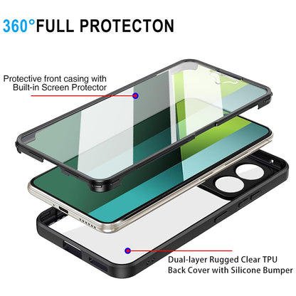 Θήκη για Xiaomi Poco X6 / Note 13 Pro 5G, Techsuit, ColorVerse 360, Μαύρο
