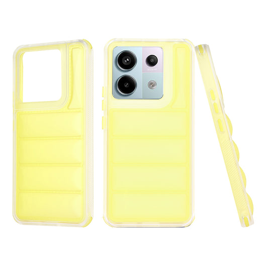 Θήκη για Xiaomi Poco X6 / Note 13 Pro 5G, Techsuit, Wave Shield, Κίτρινη