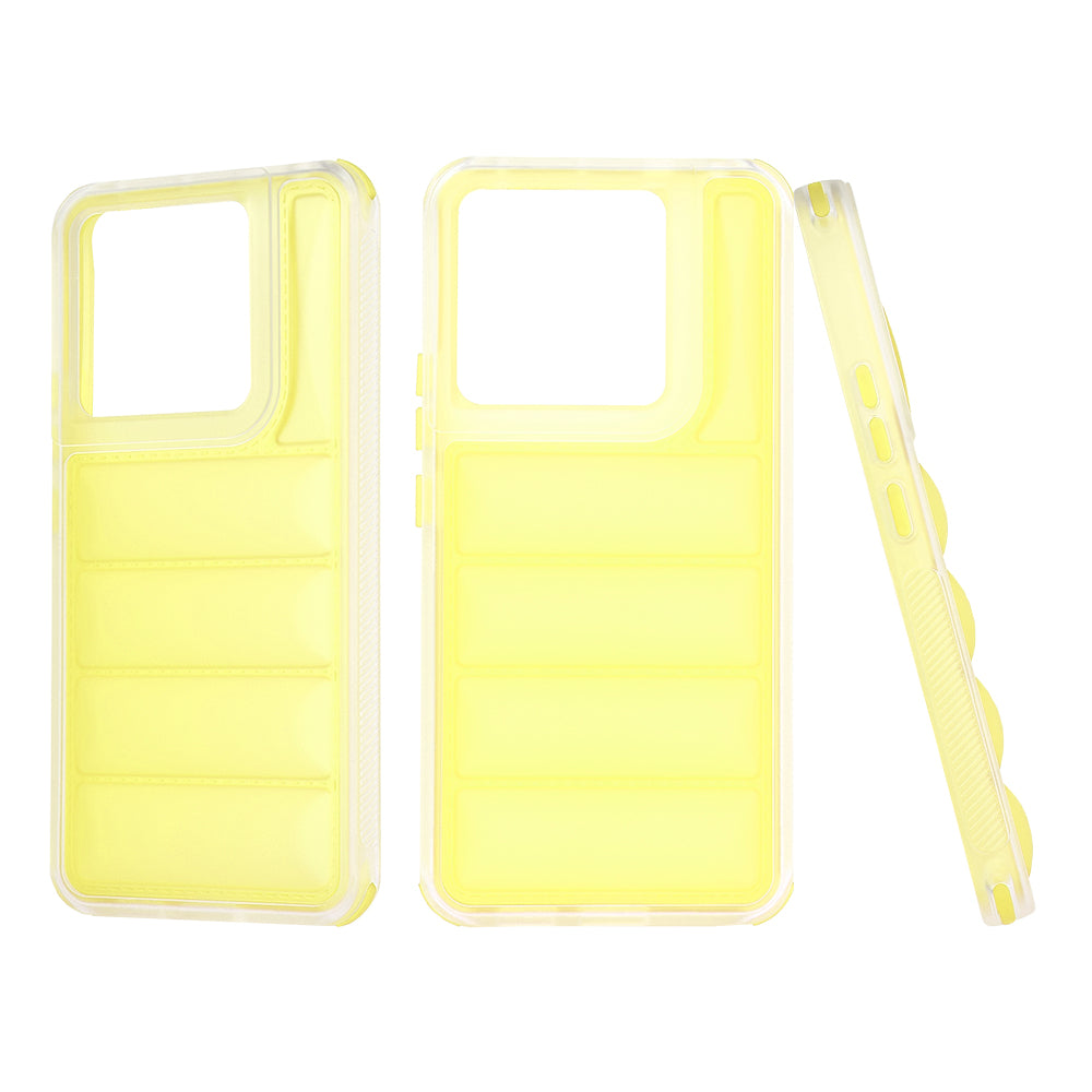 Case for Xiaomi Poco X6 / Note 13 Pro 5G, Techsuit, Wave Shield, Yellow