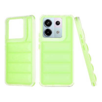 Case for Xiaomi Poco X6 / Note 13 Pro 5G, Techsuit, Wave Shield, Green