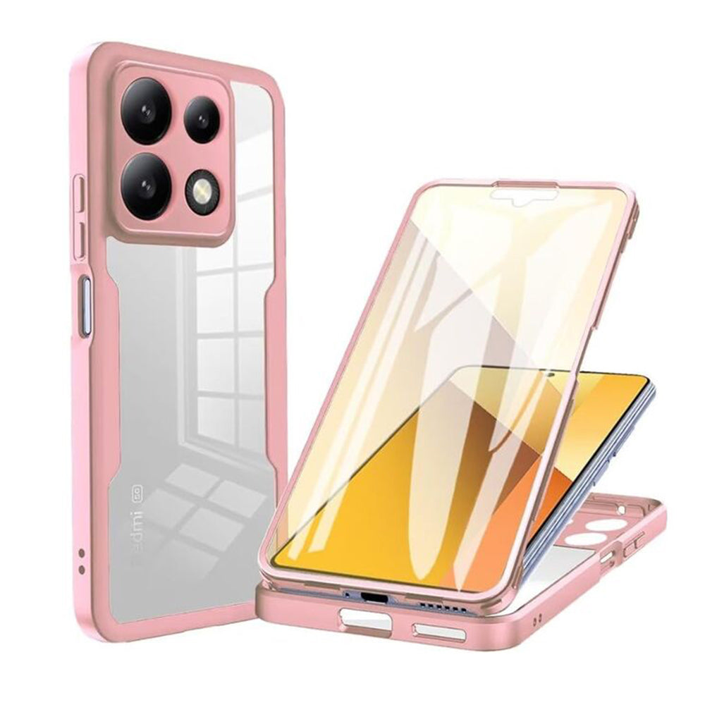 Θήκη για Xiaomi Poco X6 Pro, Techsuit, ColorVerse 360, Ροζ