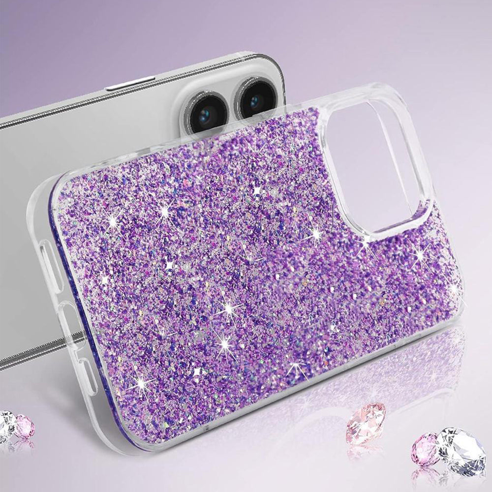 Θήκη για Xiaomi Poco X6 Pro, Techsuit, Sparkly Glitter, Μπλε