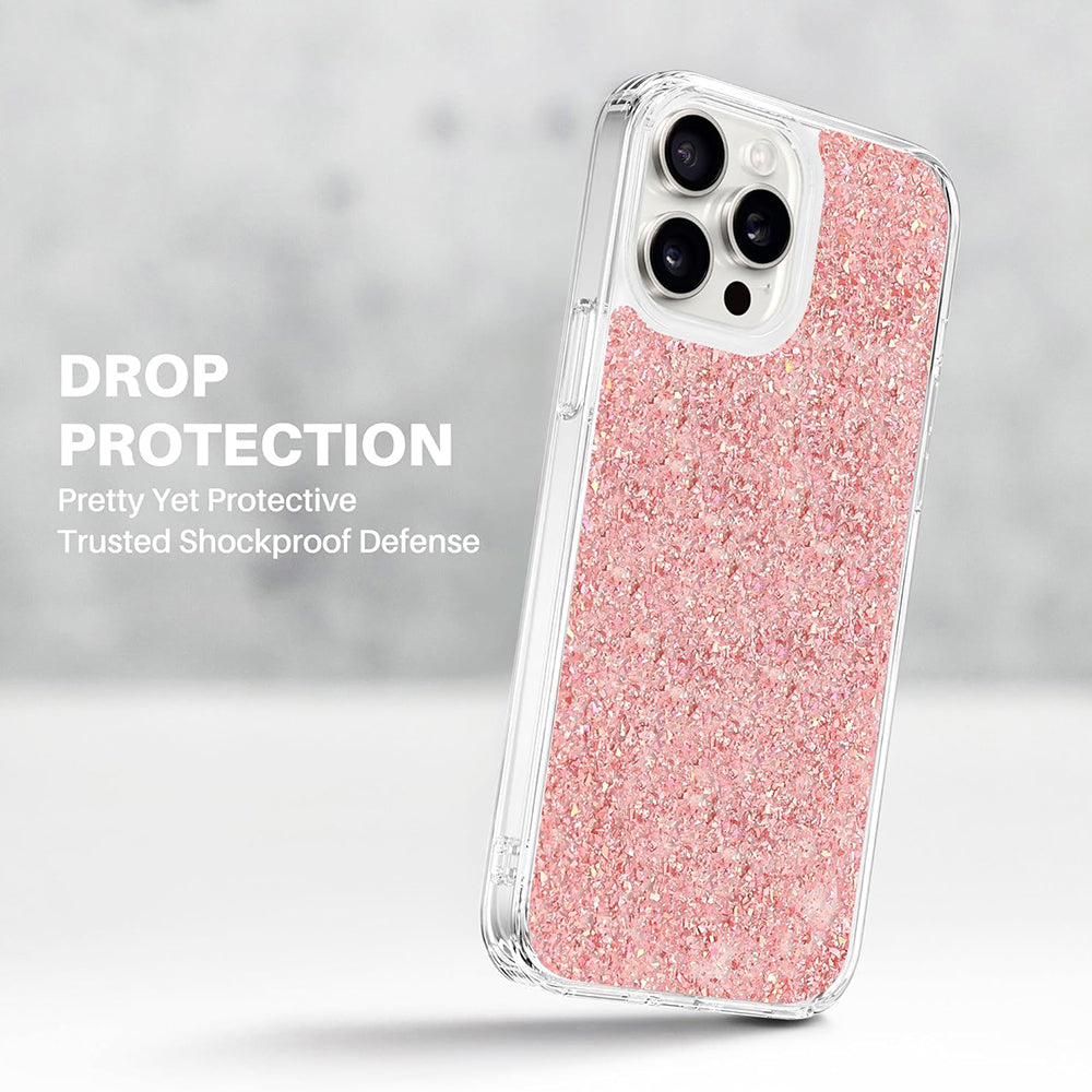 Θήκη για Xiaomi Poco X6 Pro, Techsuit, Sparkly Glitter, Ροζ