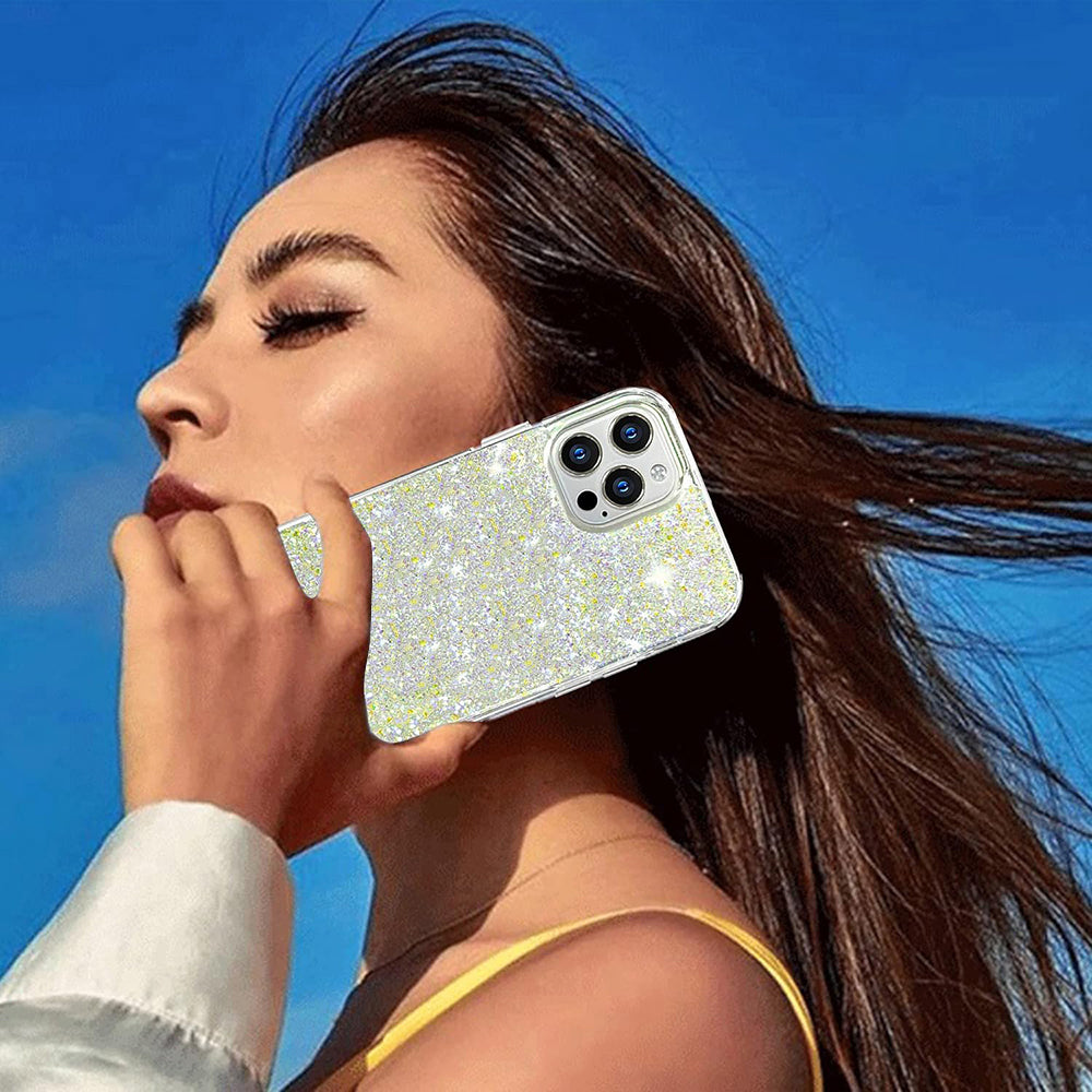 Θήκη για Xiaomi Poco X6 Pro, Techsuit, Sparkly Glitter, Ροζ