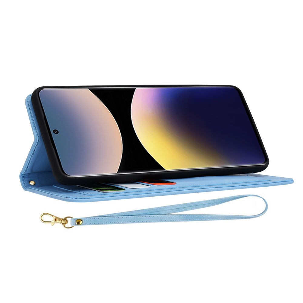 Case for Xiaomi Poco X7 / Note 14 Pro 5G, Techsuit, FlipCraft, Blue
