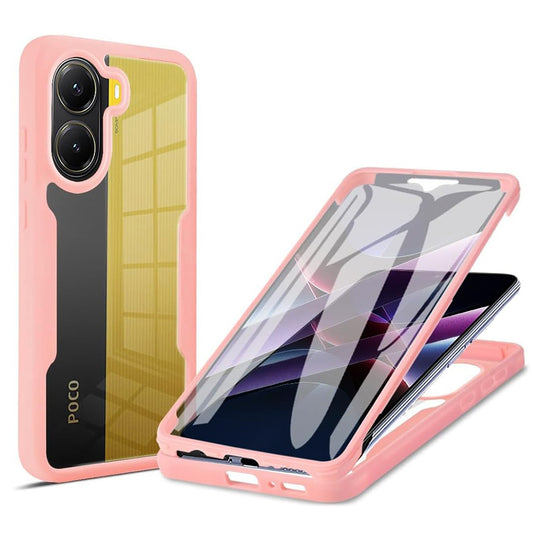 Case for Xiaomi Poco X7 Pro, Techsuit, ColorVerse 360, Pink
