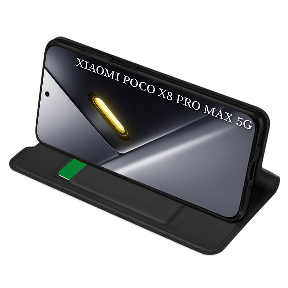 Θήκη για Xiaomi Poco X8 Pro Max, Techsuit, Magskin Book, Μαύρη