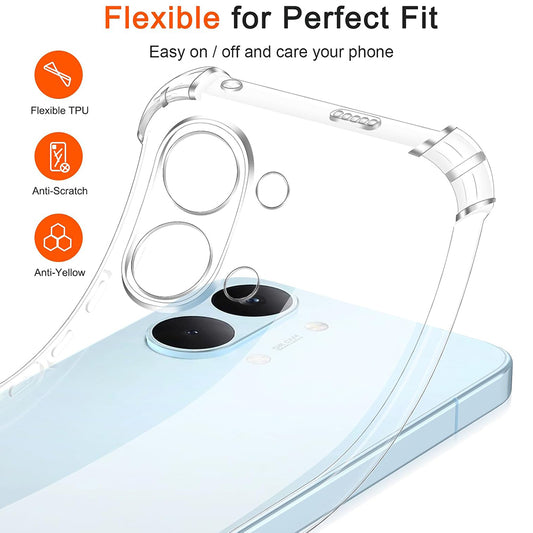 Θήκη για Xiaomi Poco X8 Pro Max, Techsuit, Shockproof Clear, Διαφανής