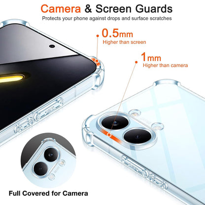 Θήκη για Xiaomi Poco X8 Pro Max, Techsuit, Shockproof Clear, Διαφανής