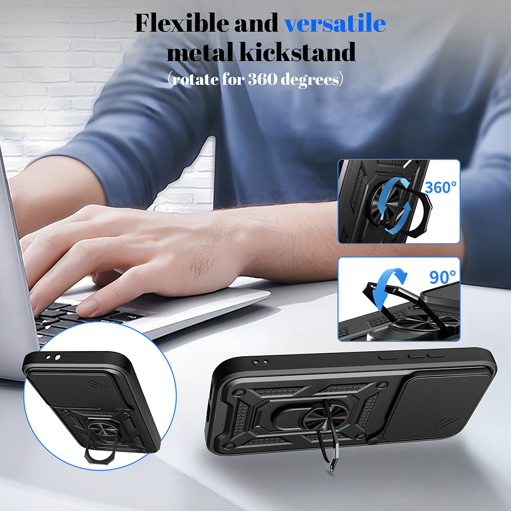 Θήκη για Xiaomi Poco X8 Pro, Techsuit, CamShield, Μαύρη