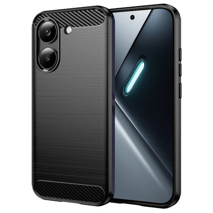 Θήκη για Xiaomi Poco X8 Pro, Techsuit, Καρμπόν, Μαύρη