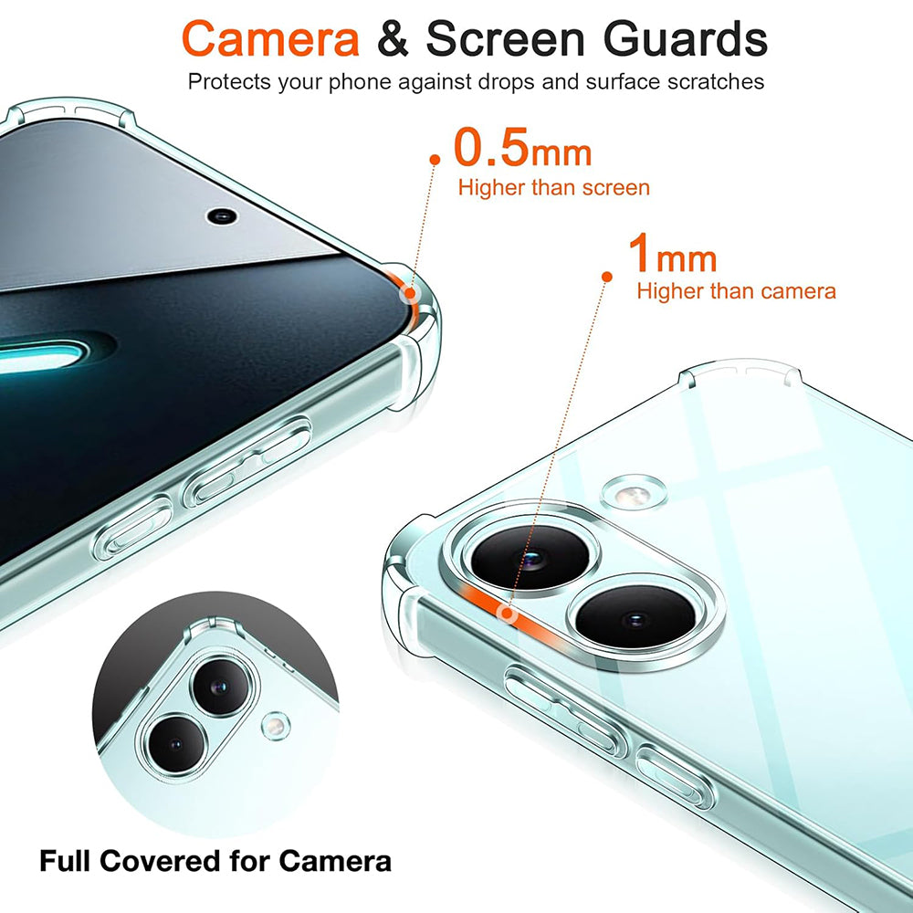 Θήκη για Xiaomi Poco X8 Pro, Techsuit, Shockproof Clear, Διαφανής