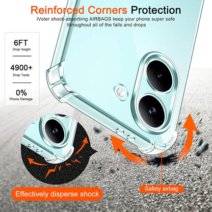 Θήκη για Xiaomi Poco X8 Pro, Techsuit, Shockproof Clear, Διαφανής