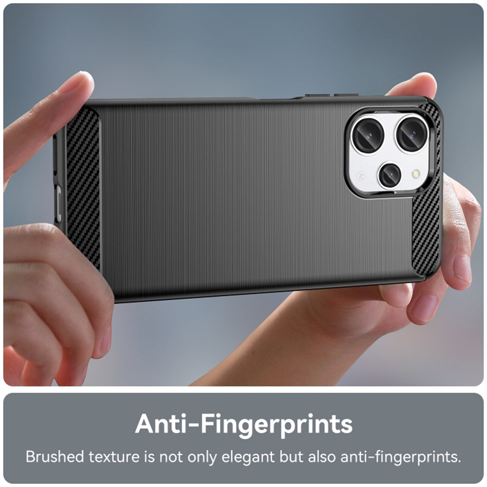 Θήκη για Xiaomi Redmi 12 5G / 12, Techsuit, Carbon, Μαύρο