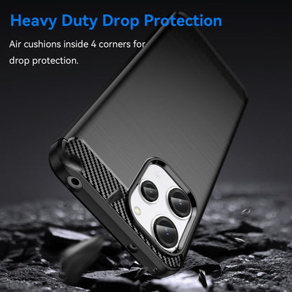 Θήκη για Xiaomi Redmi 12 5G / 12, Techsuit, Carbon, Μαύρο