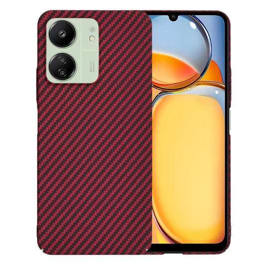 Θήκη για Xiaomi Redmi 13C 5G / 13C / Poco C65, Techsuit, Carbonite FiberShell, Κόκκινο