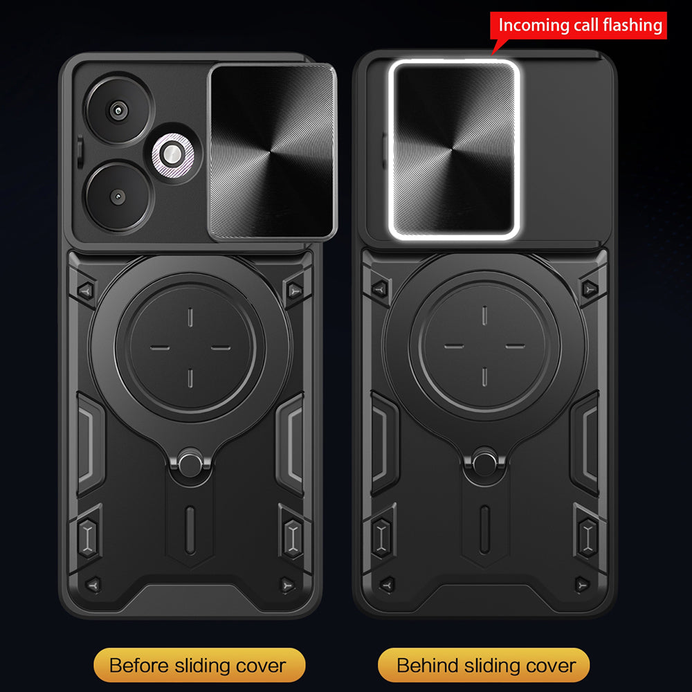 Θήκη για Xiaomi Redmi 13C 5G, Techsuit, CamGuard Pro, Κόκκινο