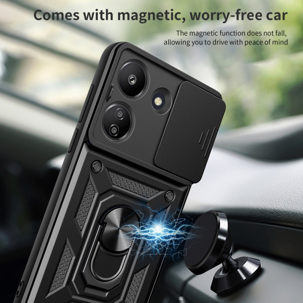 Θήκη για Xiaomi Redmi 13C 5G, Techsuit, CamShield, Μαύρο
