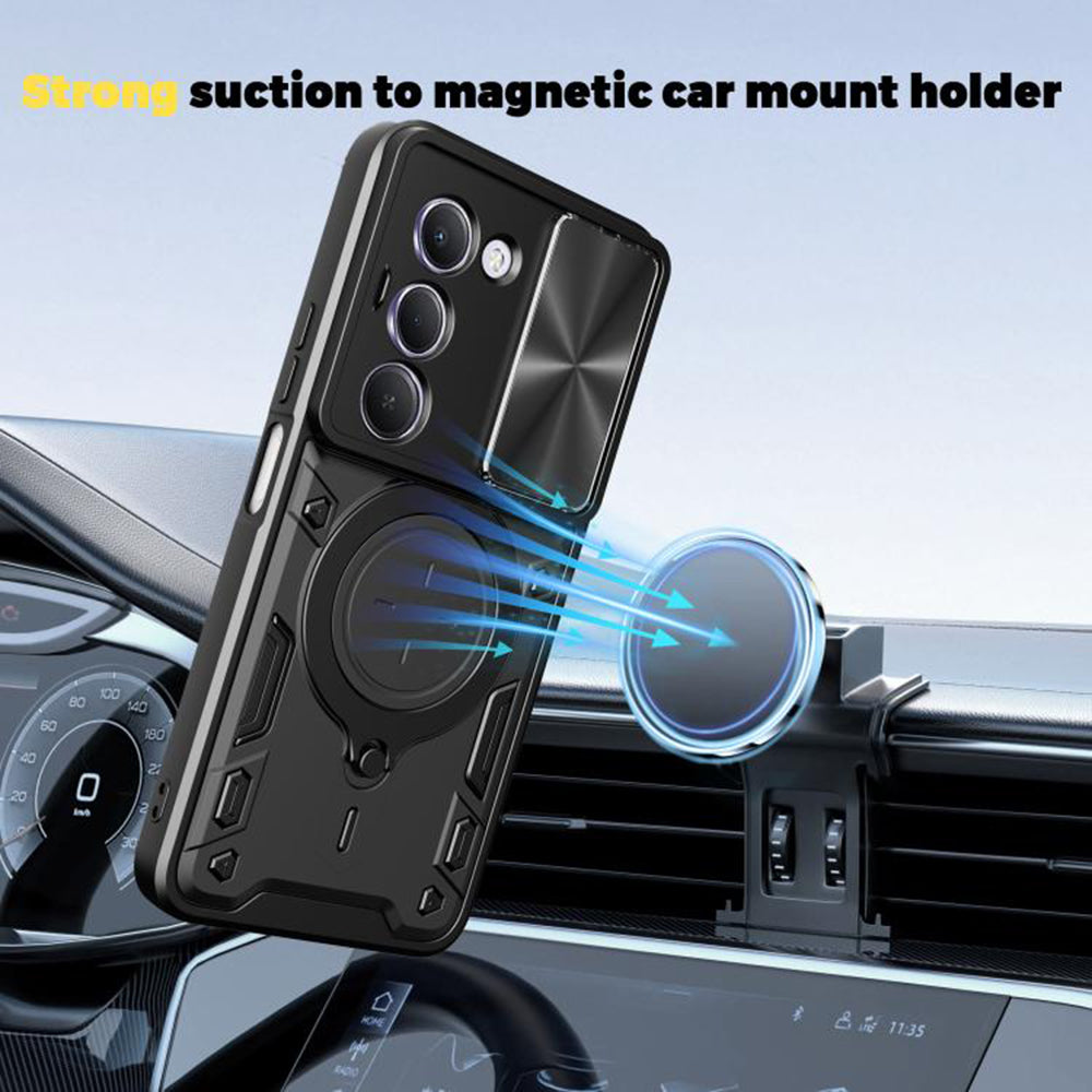 Θήκη για Xiaomi Redmi 15 5G / 15 4G, Techsuit, CamGuard Pro, Κόκκινη