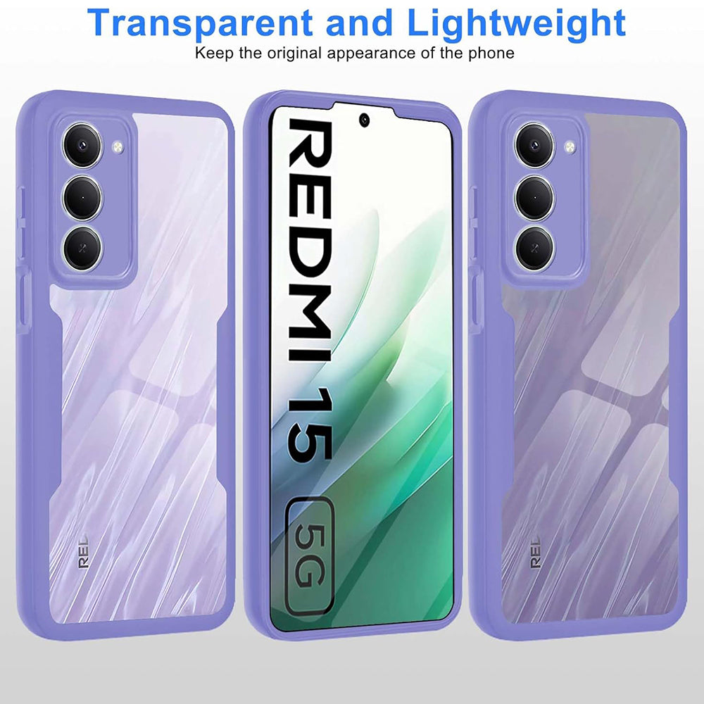 Case for Xiaomi Redmi 15 5G / 15 4G, Techsuit, ColorVerse 360, Purple