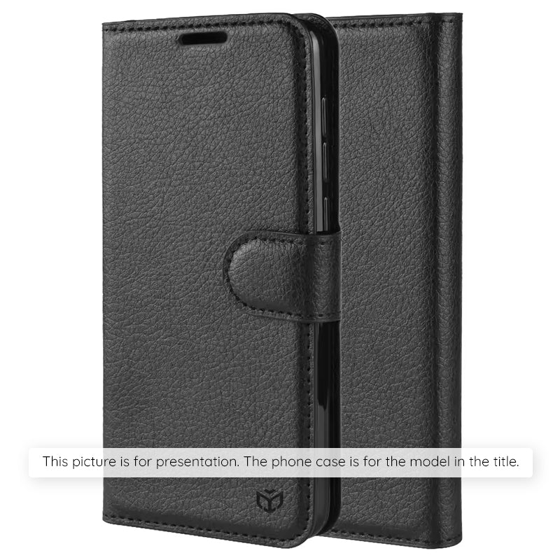 Θήκη για Xiaomi Redmi 15 5G / 15 4G, Techsuit, Leather Folio, Μαύρο