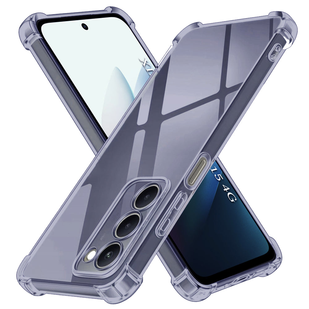 Θήκη για Xiaomi Redmi 15 5G / 15 4G, Techsuit, Ανθεκτική σε Κρούσεις Διαφανής, Καπνιστή