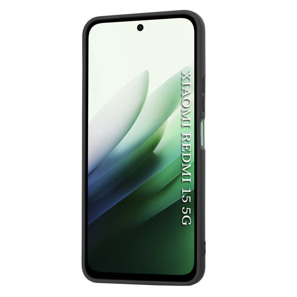 Case for Xiaomi Redmi 15 5G / 15 4G, Techsuit, SoftFlex, Black