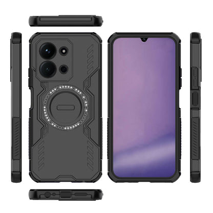 Θήκη MagSafe για Xiaomi Redmi 15C 5G / 15C 4G, Techsuit, ArmorMag, Μαύρο