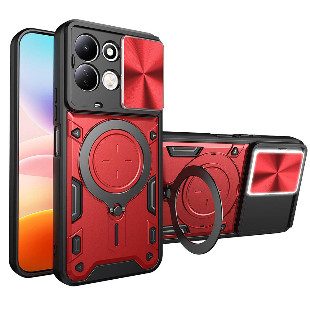 Θήκη για Xiaomi Redmi 17 5G / 17 4G, Techsuit, CamGuard Pro, Κόκκινη