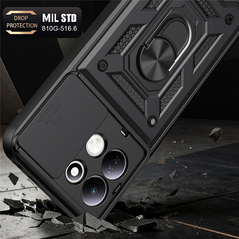 Θήκη για Xiaomi Redmi 17 5G / 17 4G, Techsuit, CamShield, Ροζ Χρυσό