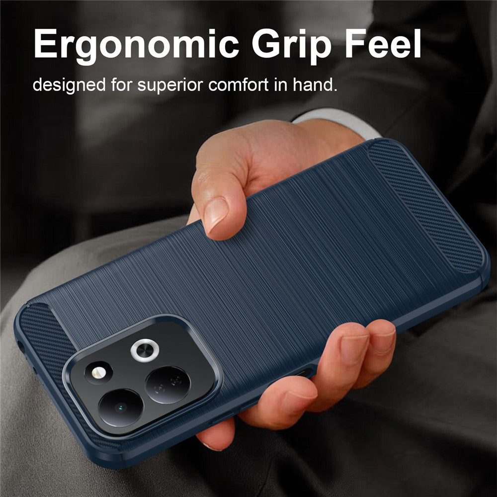 Case for Xiaomi Redmi 17 5G / 17 4G, Techsuit, Carbon, Blue