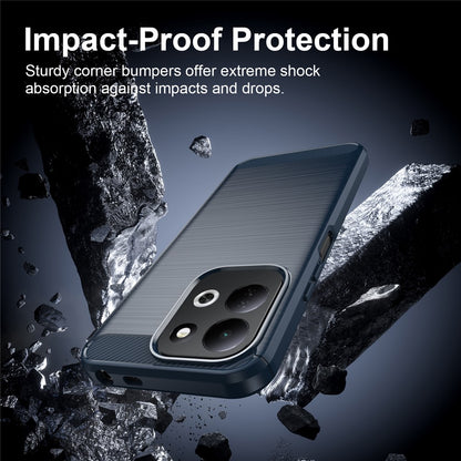 Case for Xiaomi Redmi 17 5G / 17 4G, Techsuit, Carbon, Blue